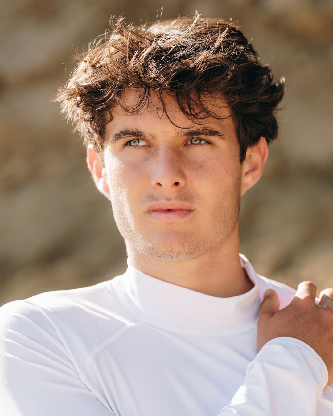 Men's Pullover Rash Guard - White