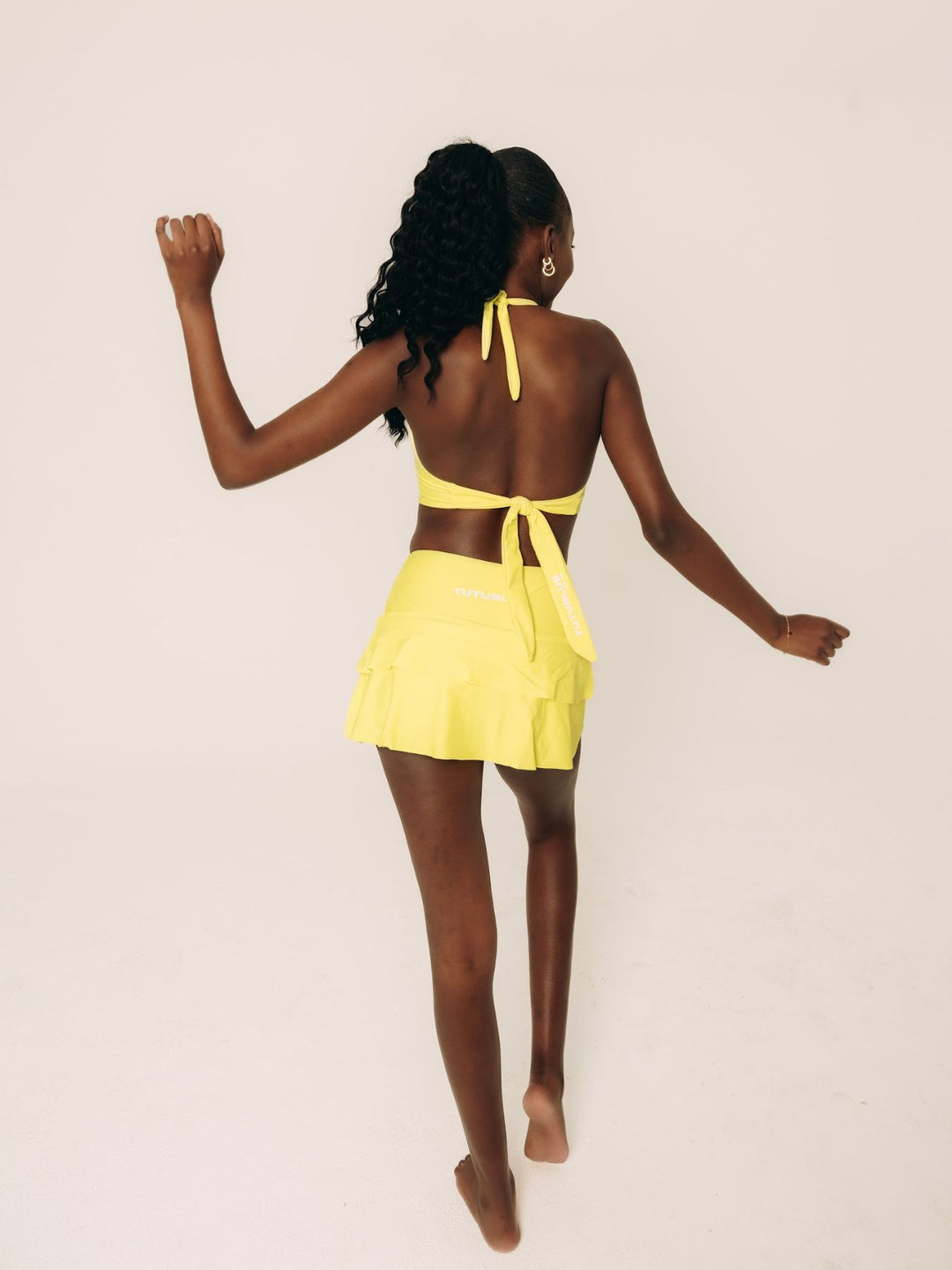 Women's Reversible Halter Top - Citron