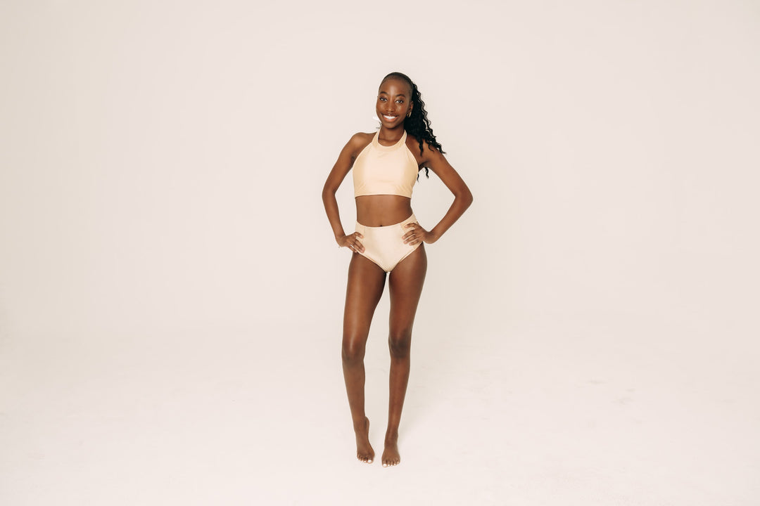 Women's Swim Bottoms - Beige