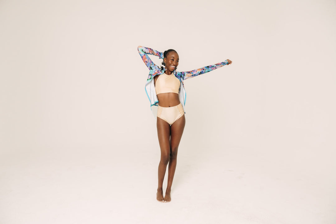 Women's Swim Bottoms - Beige