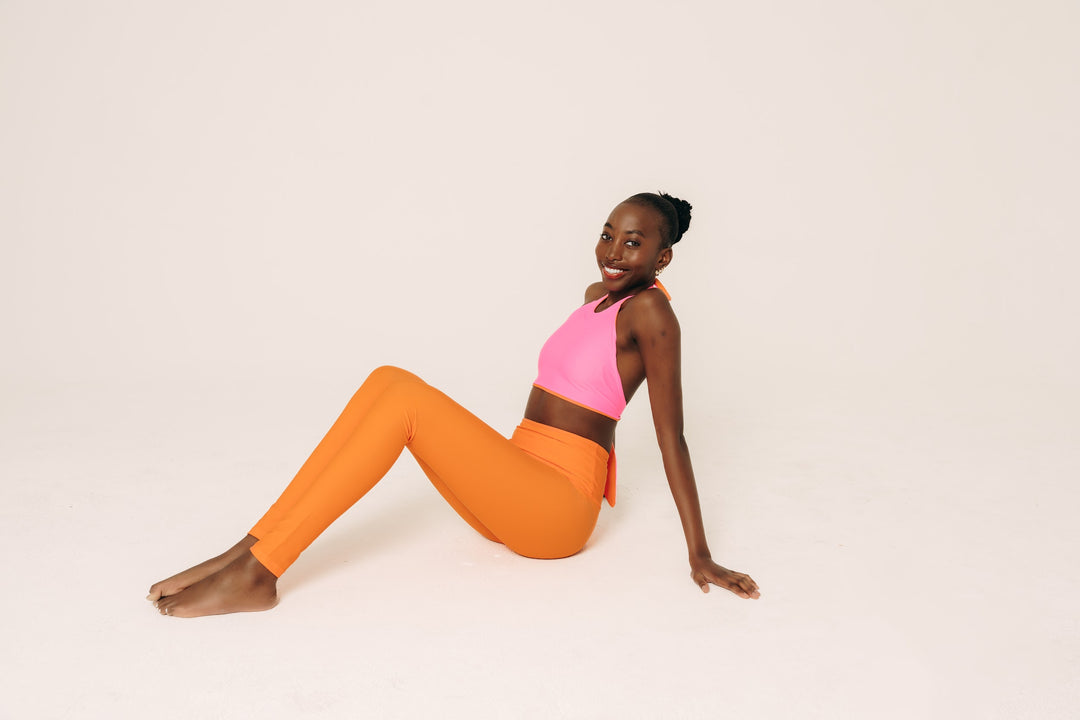 Women's Reversible Halter Top - Neon Pink