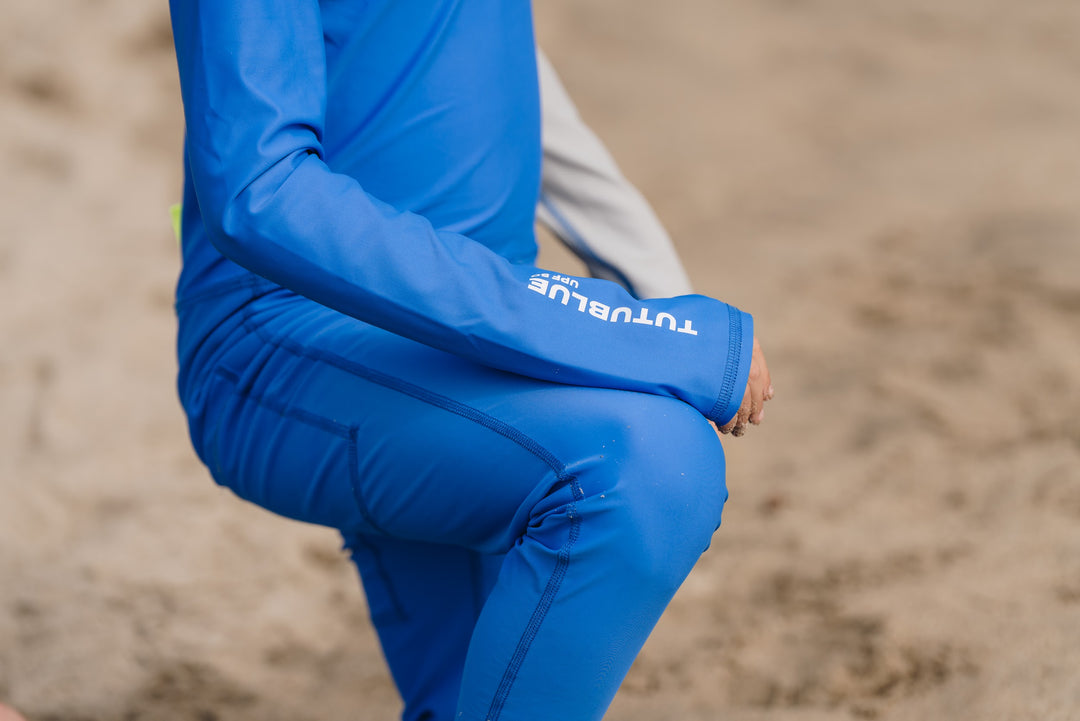 Boy's Full Body Swimsuit - UPF 50+ Sun Protective Swimwear - Blue Royal