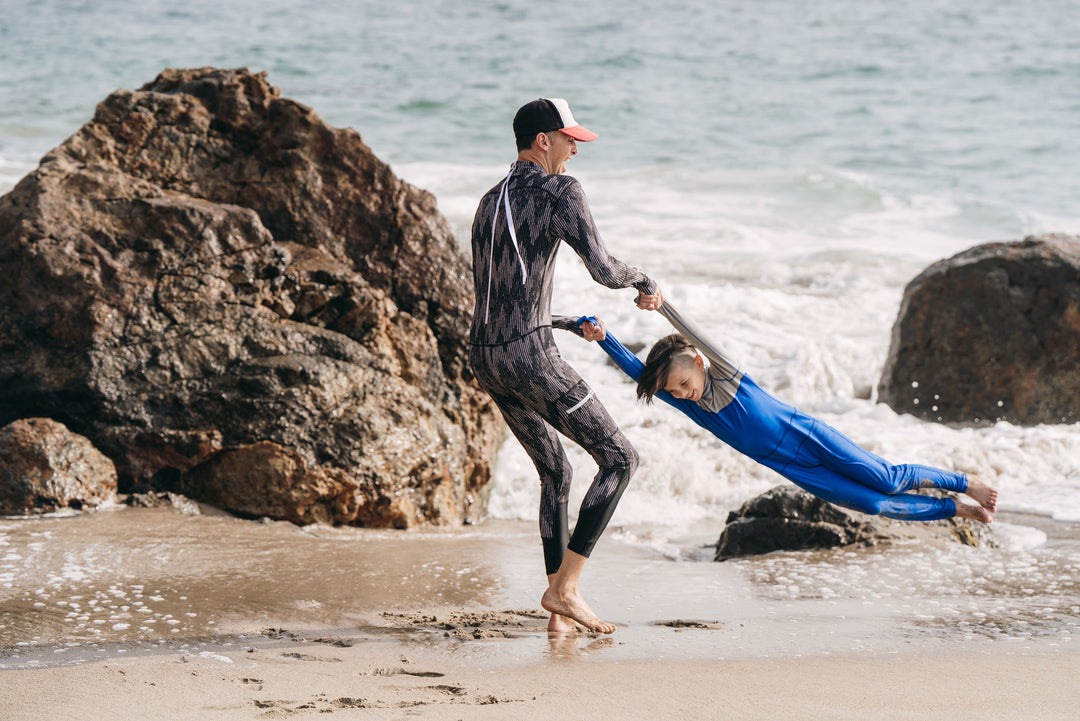 Boy's Full Body Swimsuit - UPF 50+ Sun Protective Swimwear - Blue Royal