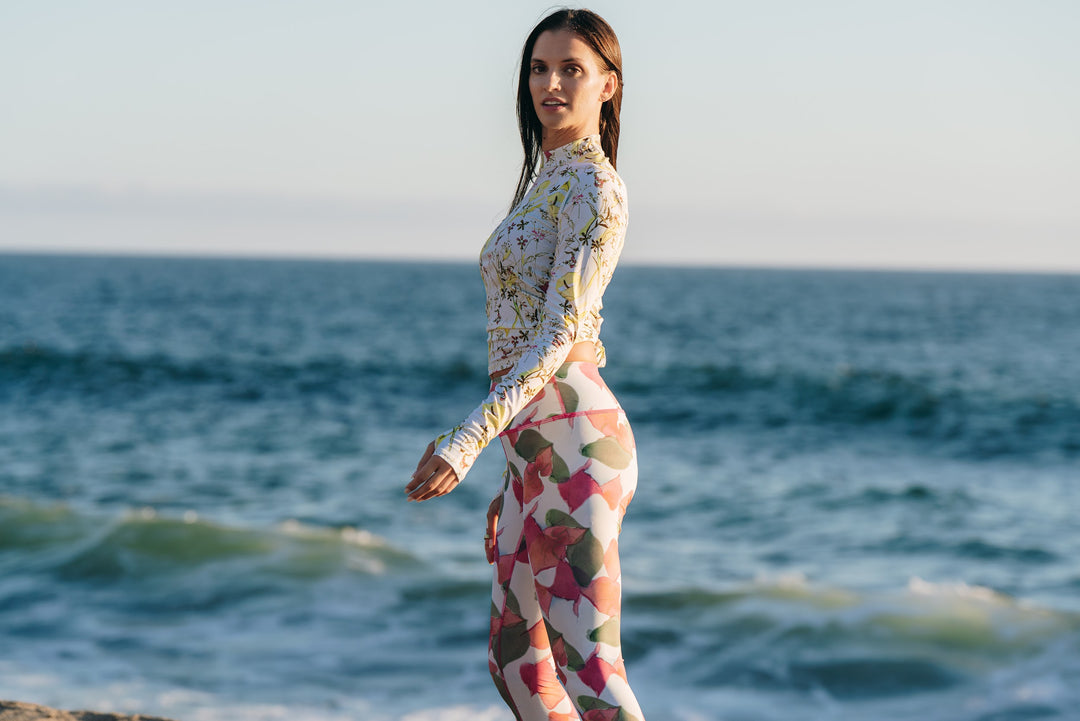 Women's UPF 50+ Sun Protective Swim Leggings - Noel