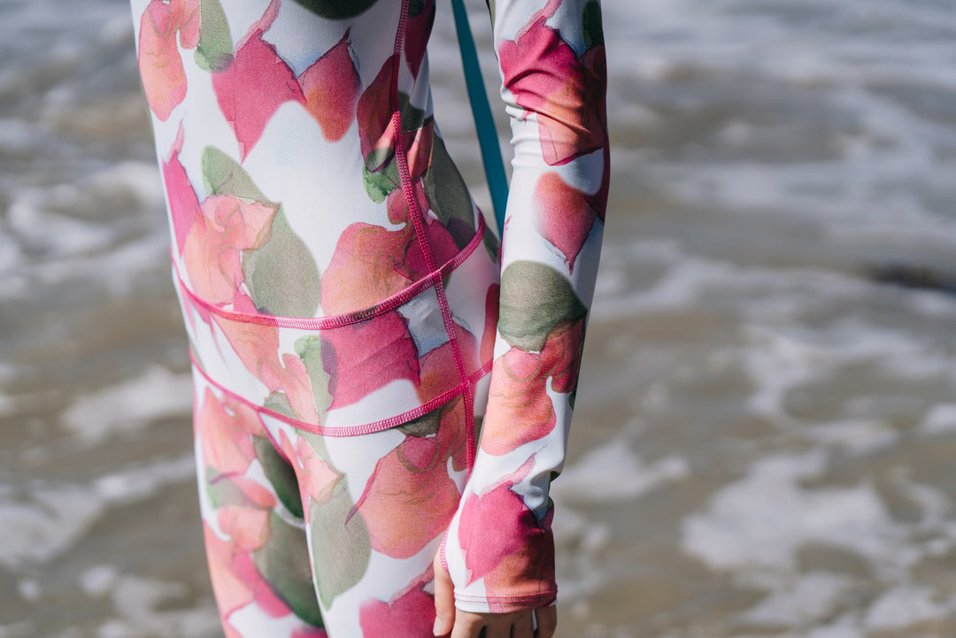 Women's  "Classic" UPF 50+ Sun-protective Full Body Long Swimsuit - Noel