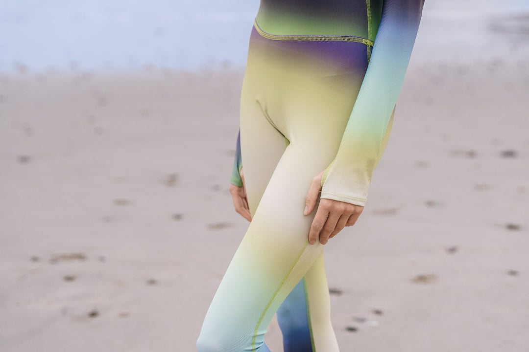 Women's "JOY" UPF 50+ Sun-protective full body swimsuit - Emerald Tide