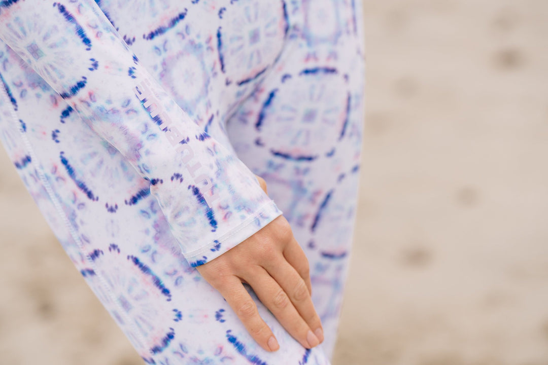 Women's "JOY" UPF 50+ Sun-protective full body swimsuit - Groove Wave