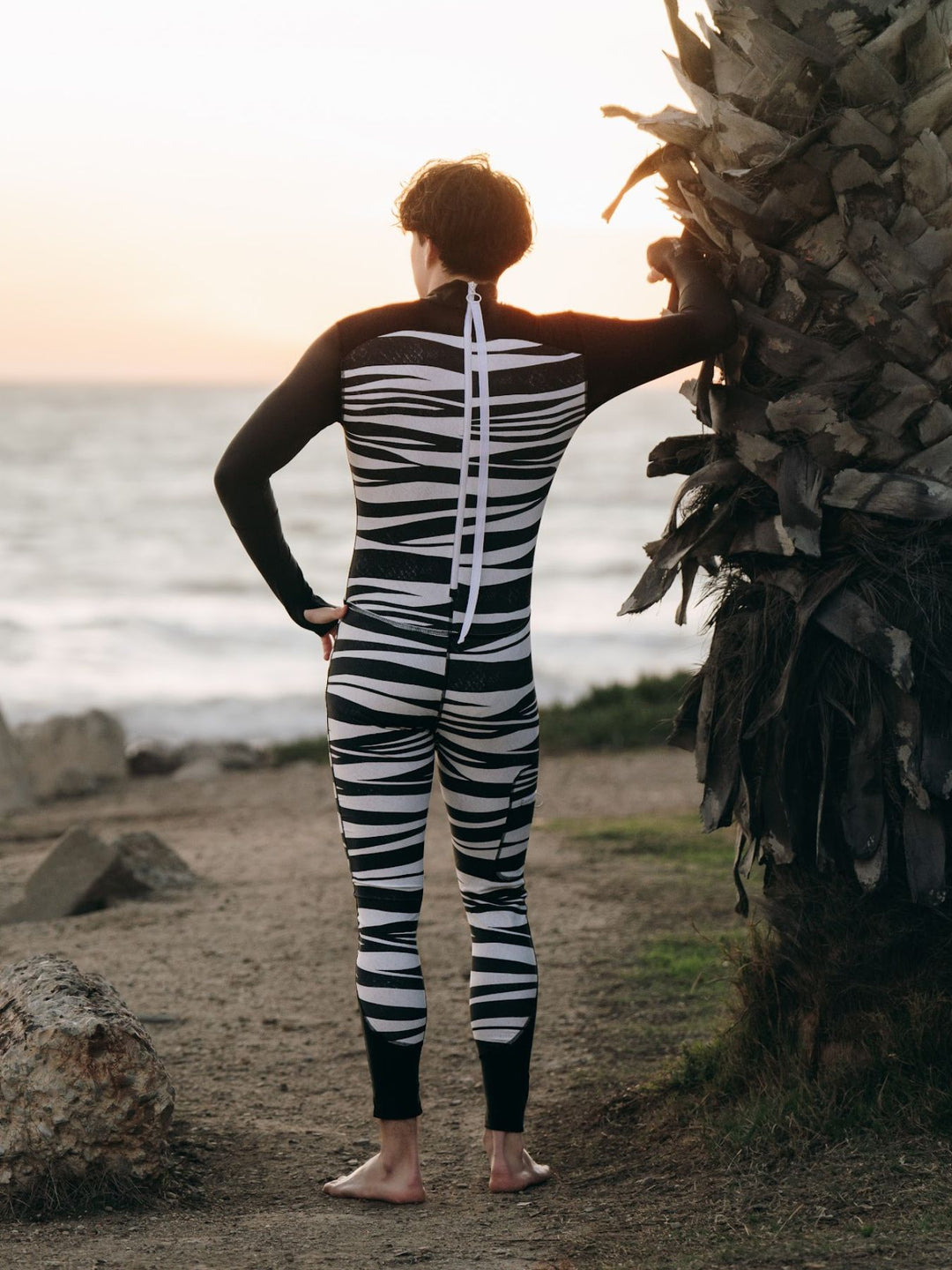 Men's Full-Body UPF 50+ Sun Protective Swimsuit - Banded Sea Snake