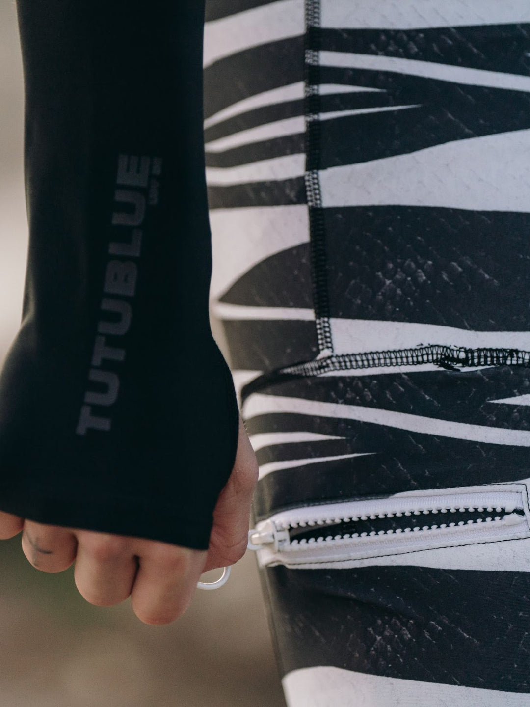 Men's Full-Body UPF 50+ Sun Protective Swimsuit - Banded Sea Snake