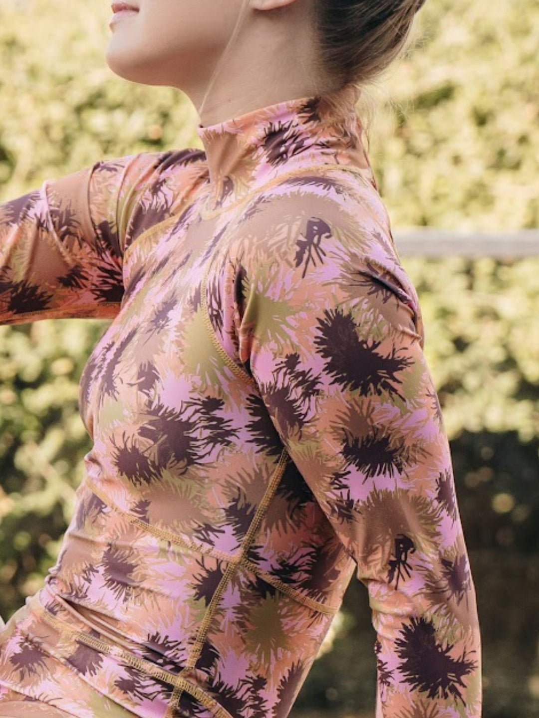 Women's "JOY" UPF 50+ Sun-protective full body swimsuit - Sea Fire