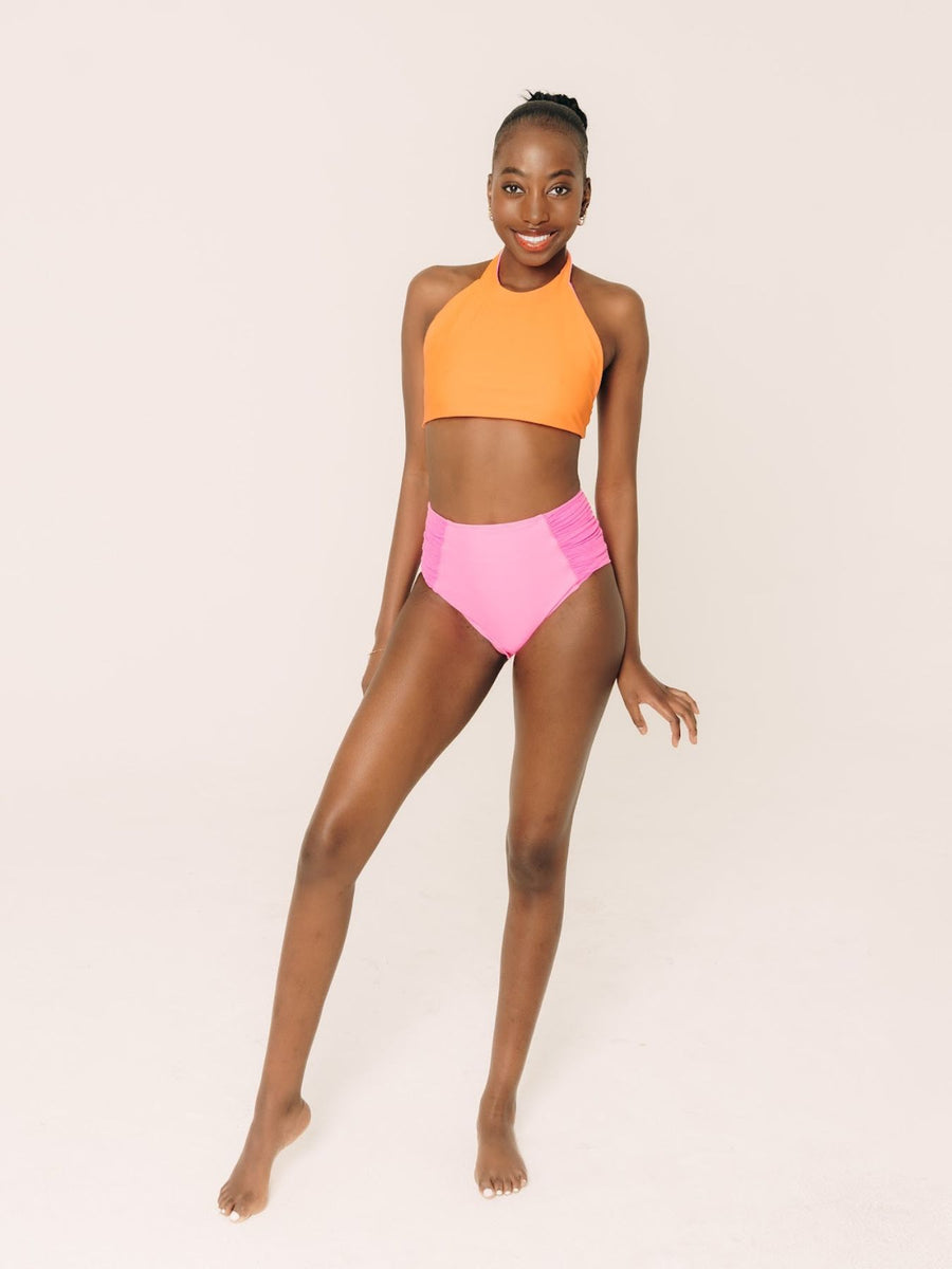 soor ploom Swim Bottom，pink 12y Women's Sun Safari Swim Bottom | UPF 50+ Protection – TUTUBLUE