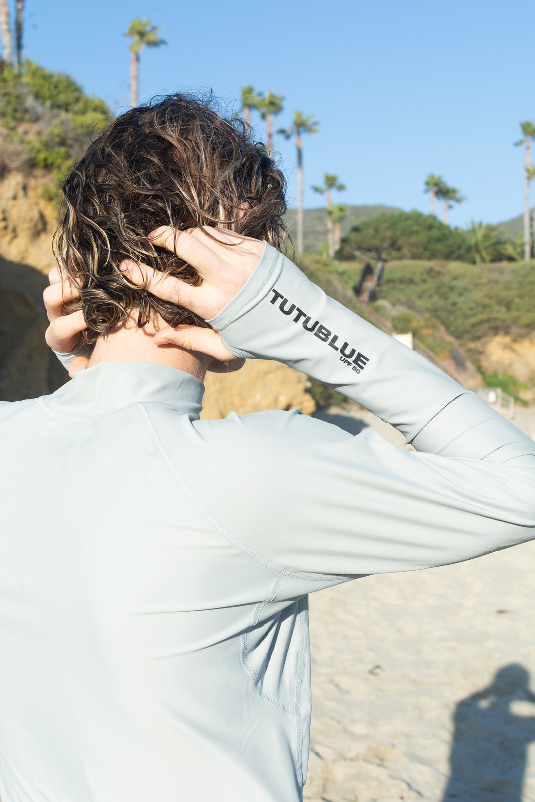 Men's Pullover Rash Guard - Silver