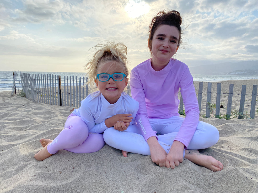 Girls' Pullover Rash Guard - Lavender