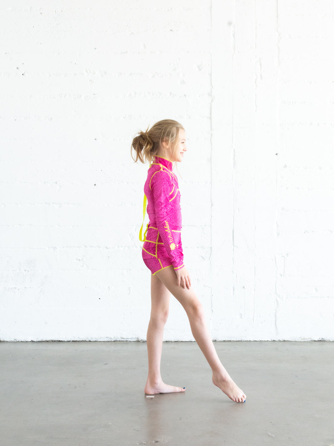 Girl's Short Swimsuit - In The Pink