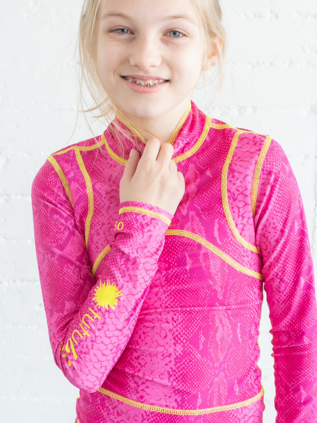 Girl's Short Swimsuit - In The Pink