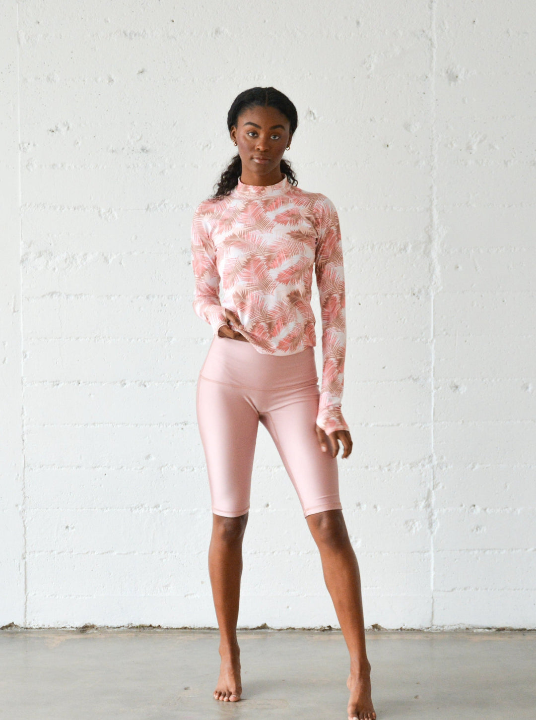 Women's Long Shorts (lined) - Rose