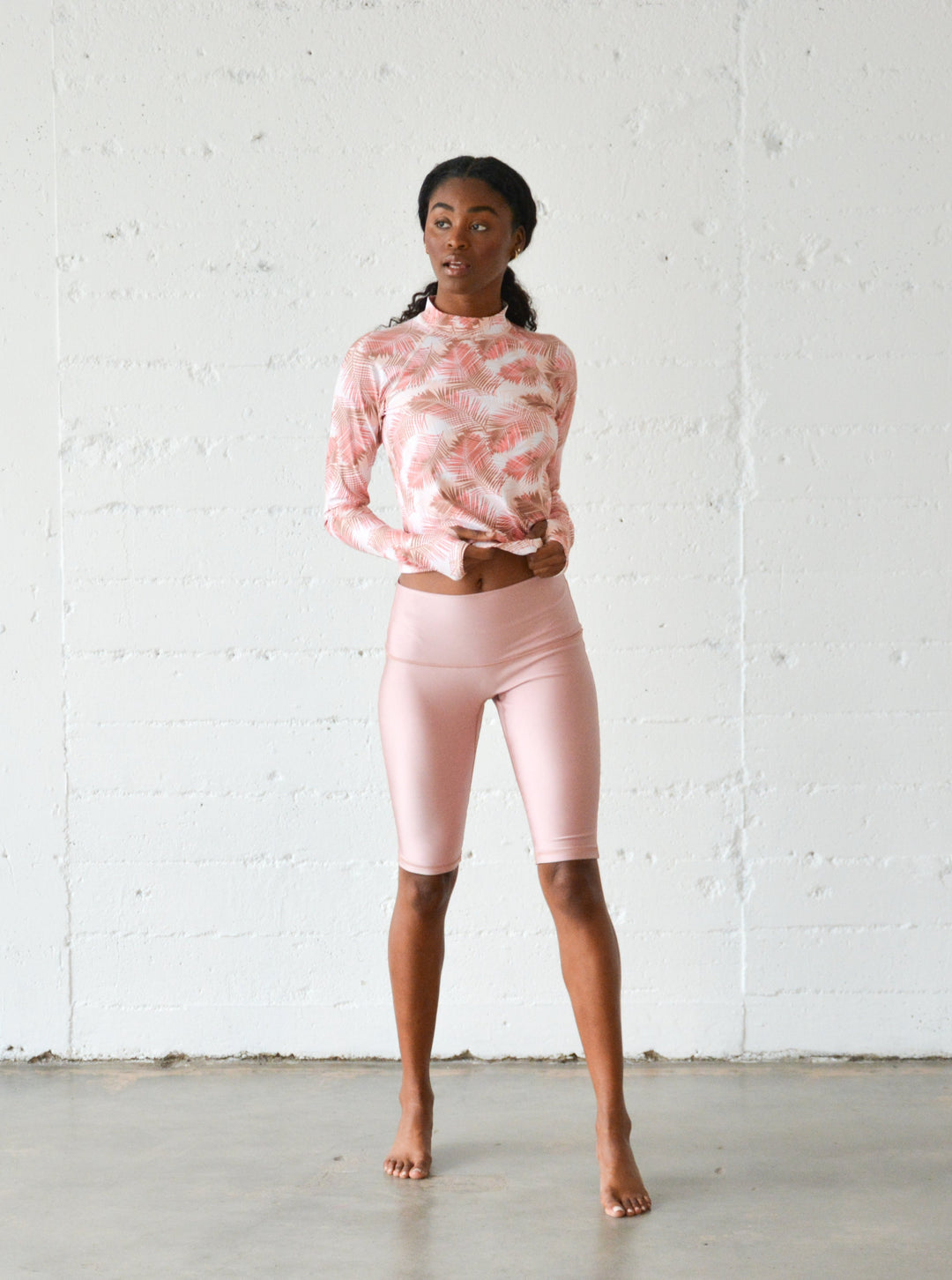 Women's Long Shorts (lined) - Rose