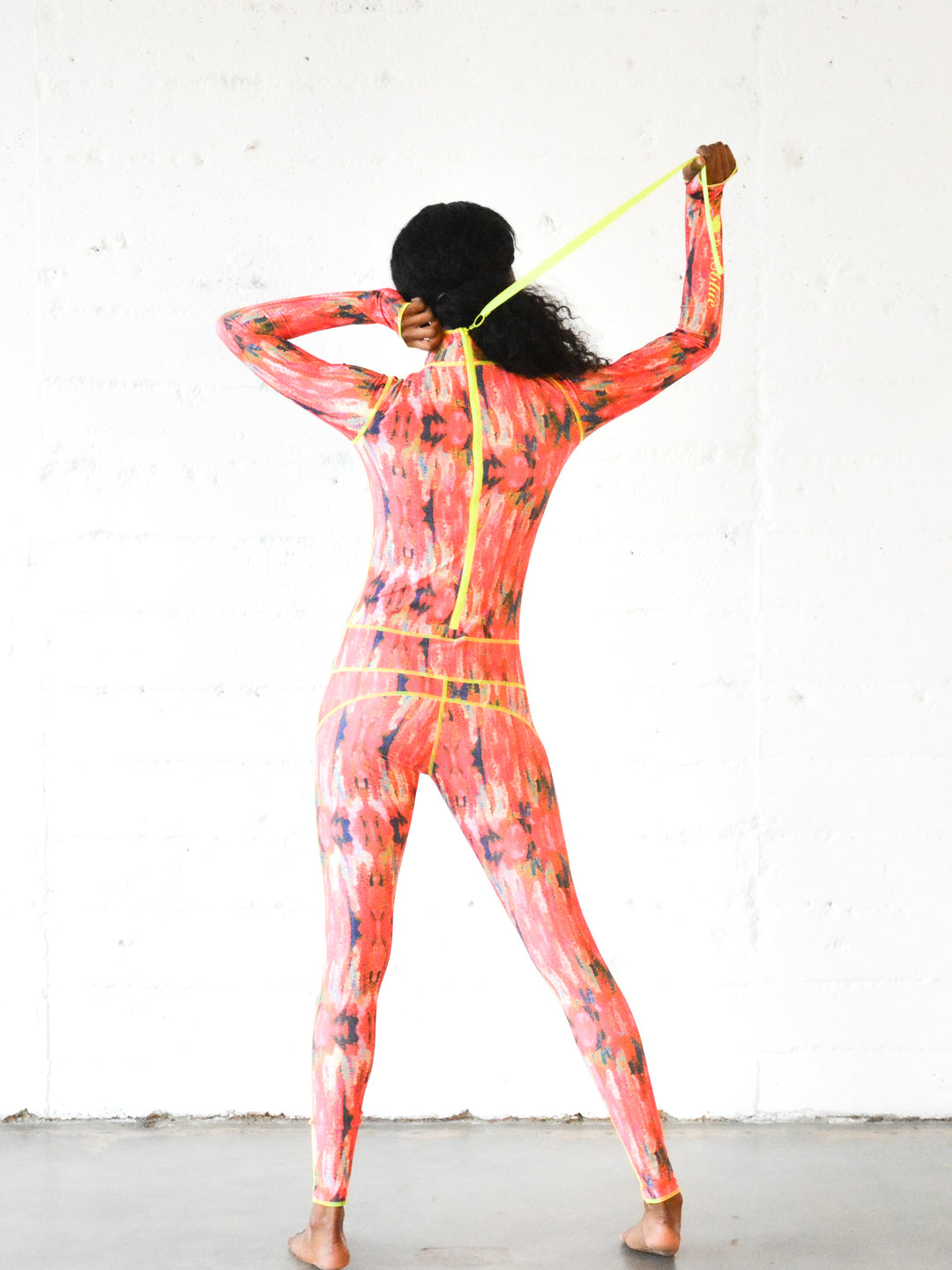 Women’s "Classic" Women’s UPF 50+ Sun Protective Full Body Long Swimsuit - Volcano