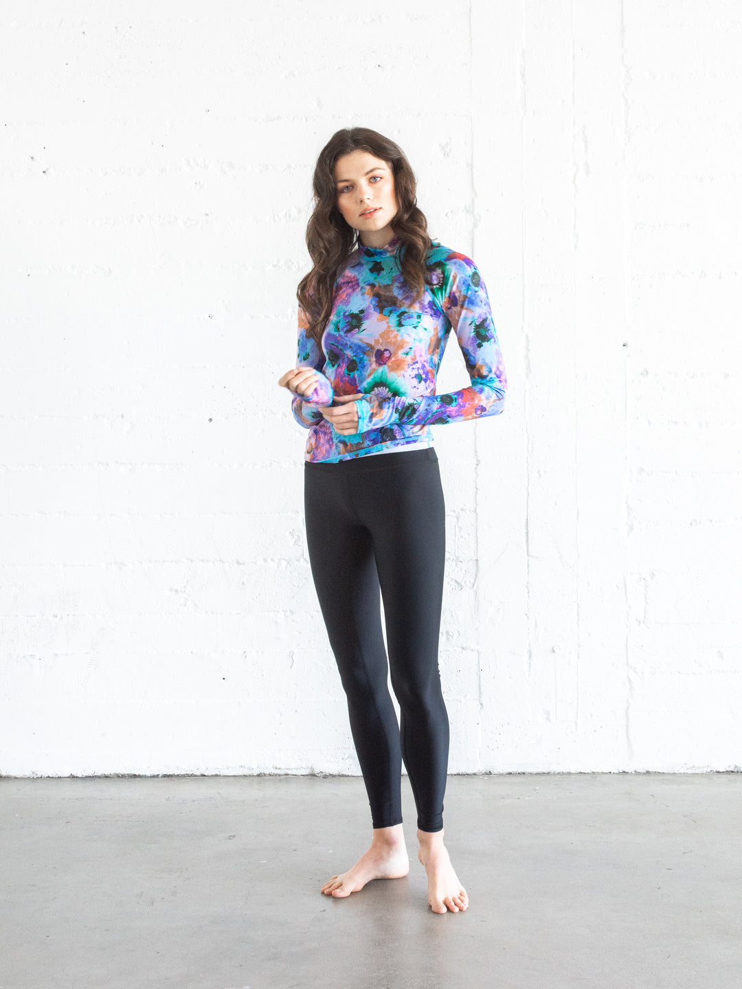 Women's Pullover Raglan - Neon Blue Poppy