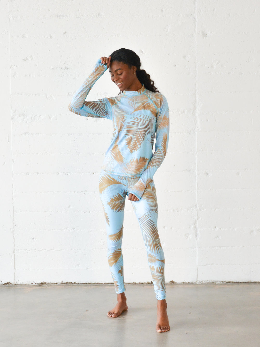 Women's Pullover Raglan - Misty Palm