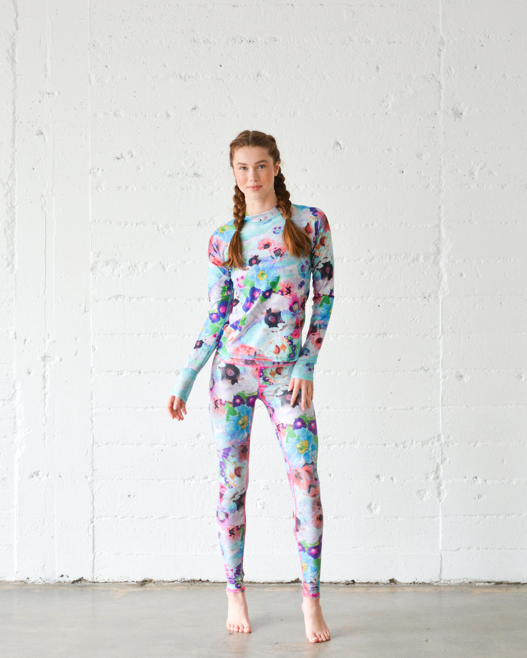 Women's Pullover Raglan - Sea Poppy Buds