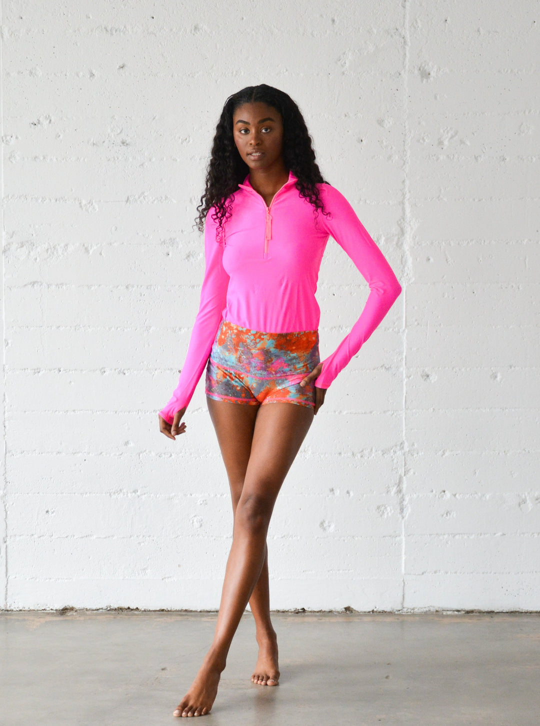 Women's Short Shorts - Koi Pond