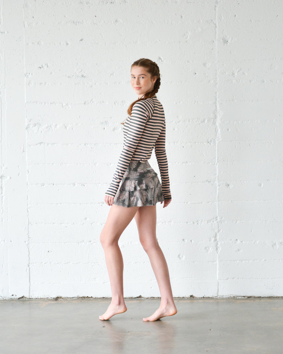 Women's Swim Skort - Night Palm