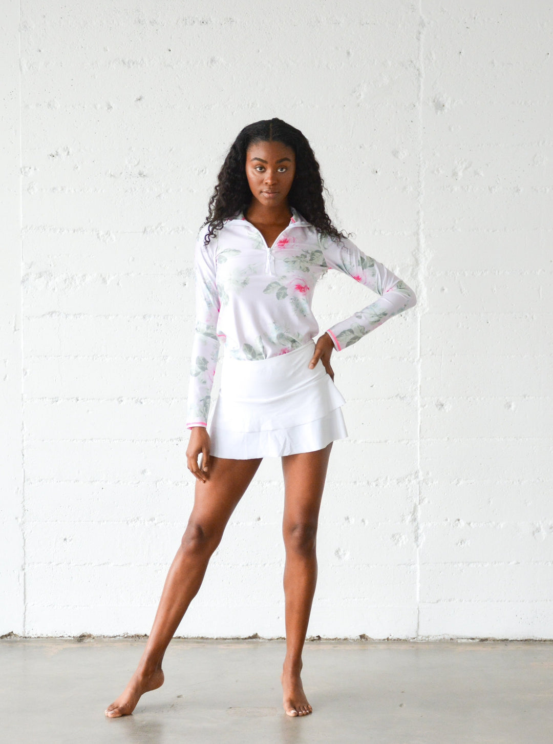 Women's Swim Skort - White