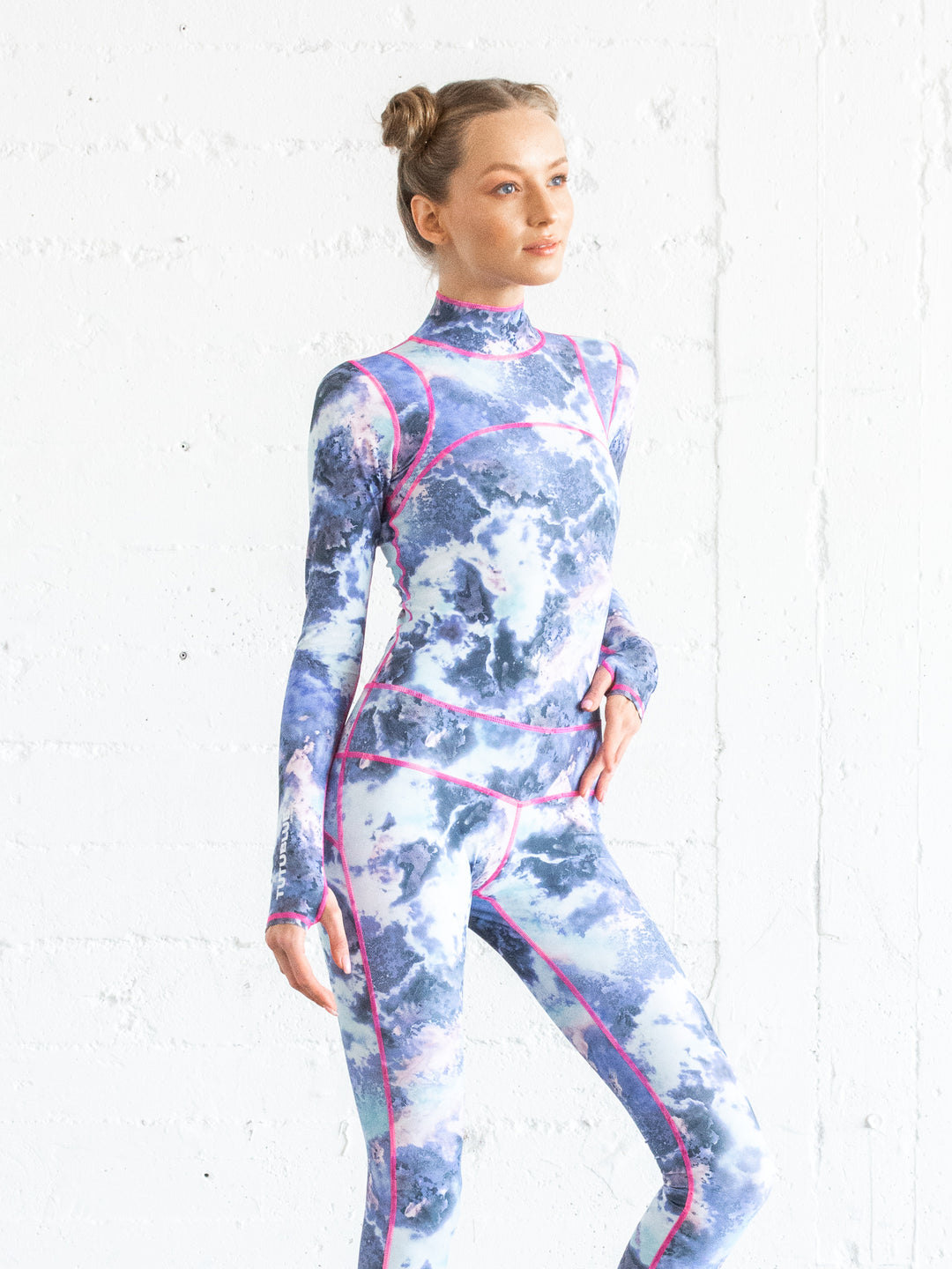 Women's  "Classic" UPF 50+ Sun-protective Full Body Long Swimsuit - Stardust