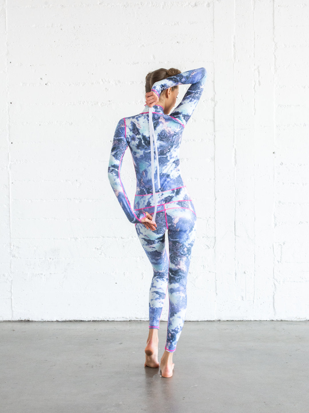 Women's  "Classic" UPF 50+ Sun-protective Full Body Long Swimsuit - Stardust