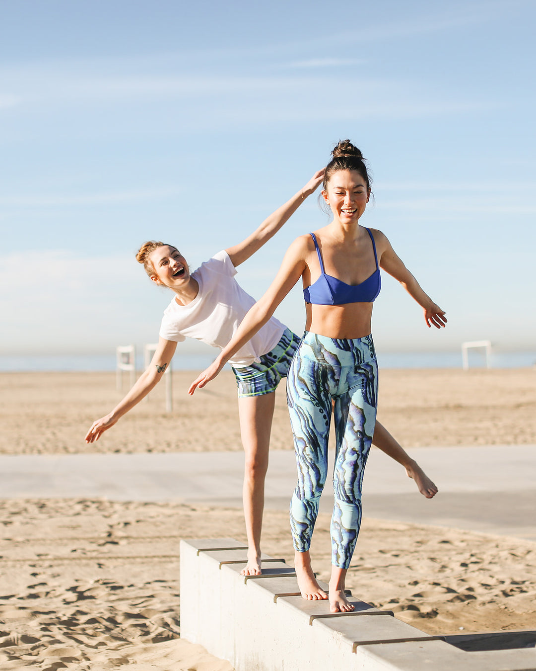 Women's Short Shorts - Blue Abalone