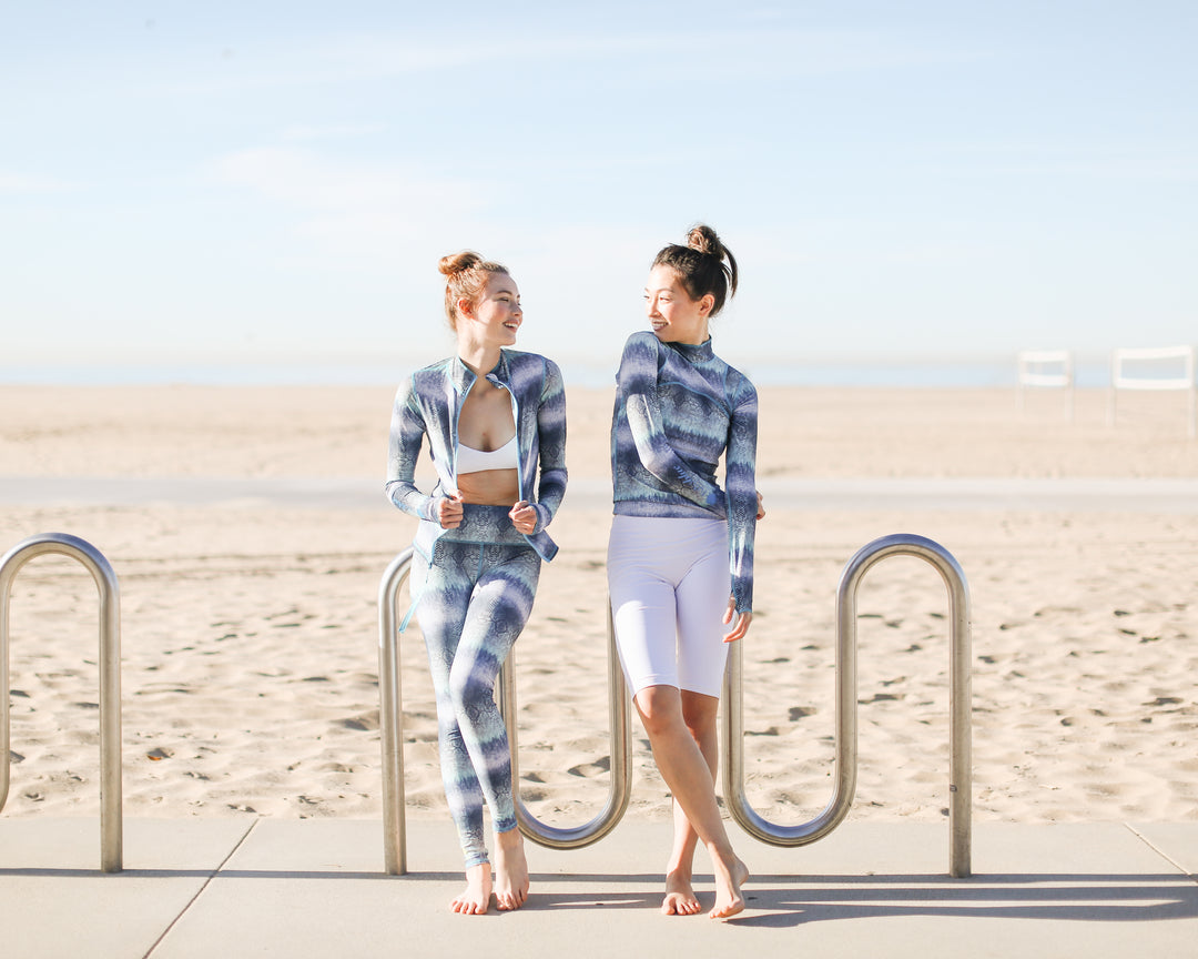 Women's Long Shorts (lined) - White