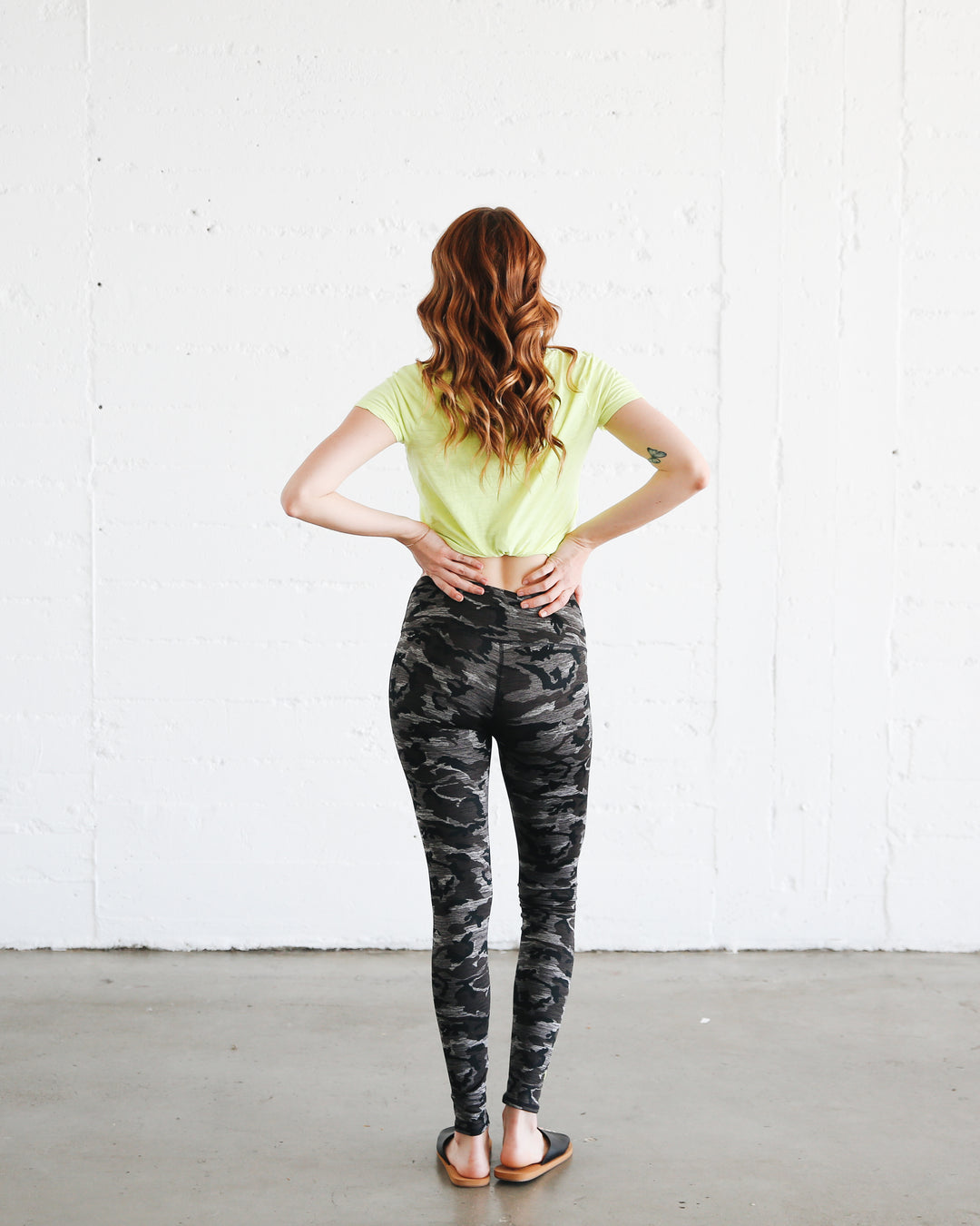 Women's UPF 50+ Sun Protective Swim Leggings - Storm (Double Brushed)