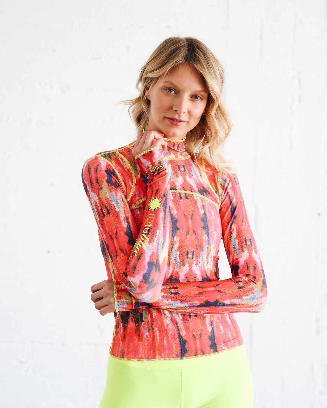 Women's Pullover Rash Guard - Volcano