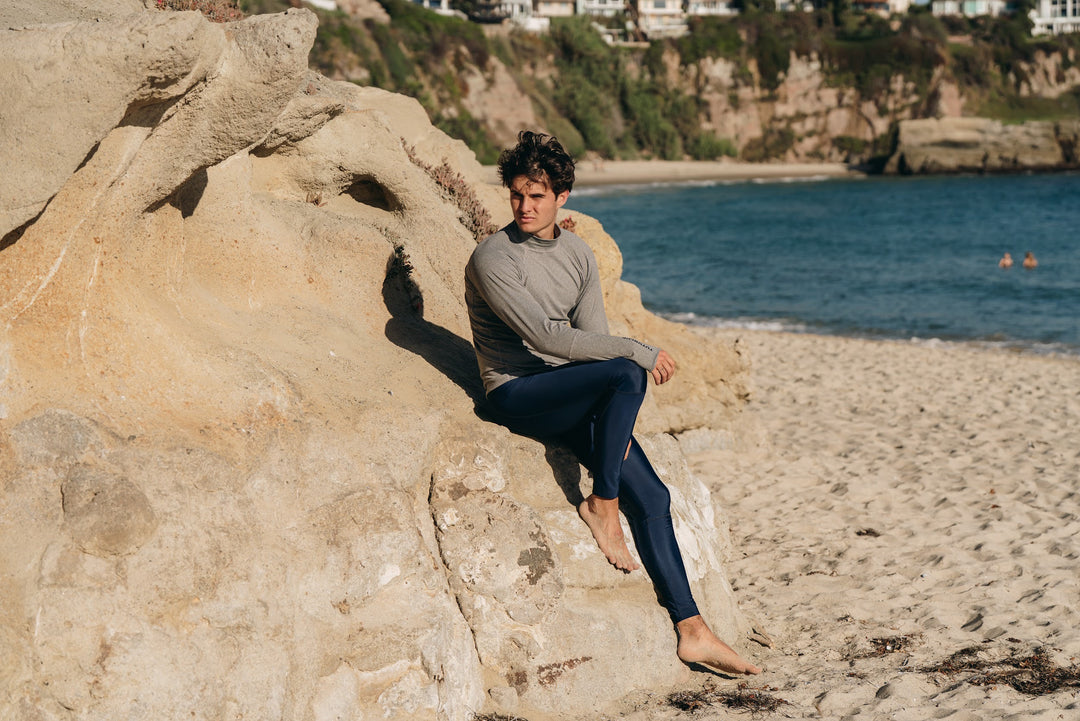 Men's UPF 50+ Sun Protective Leggings - Night