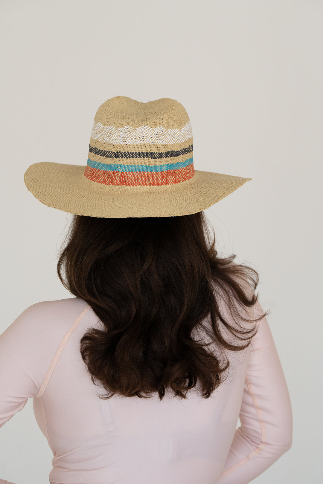 Woven Striped Sun Hat (Saleson Hats Are Final)