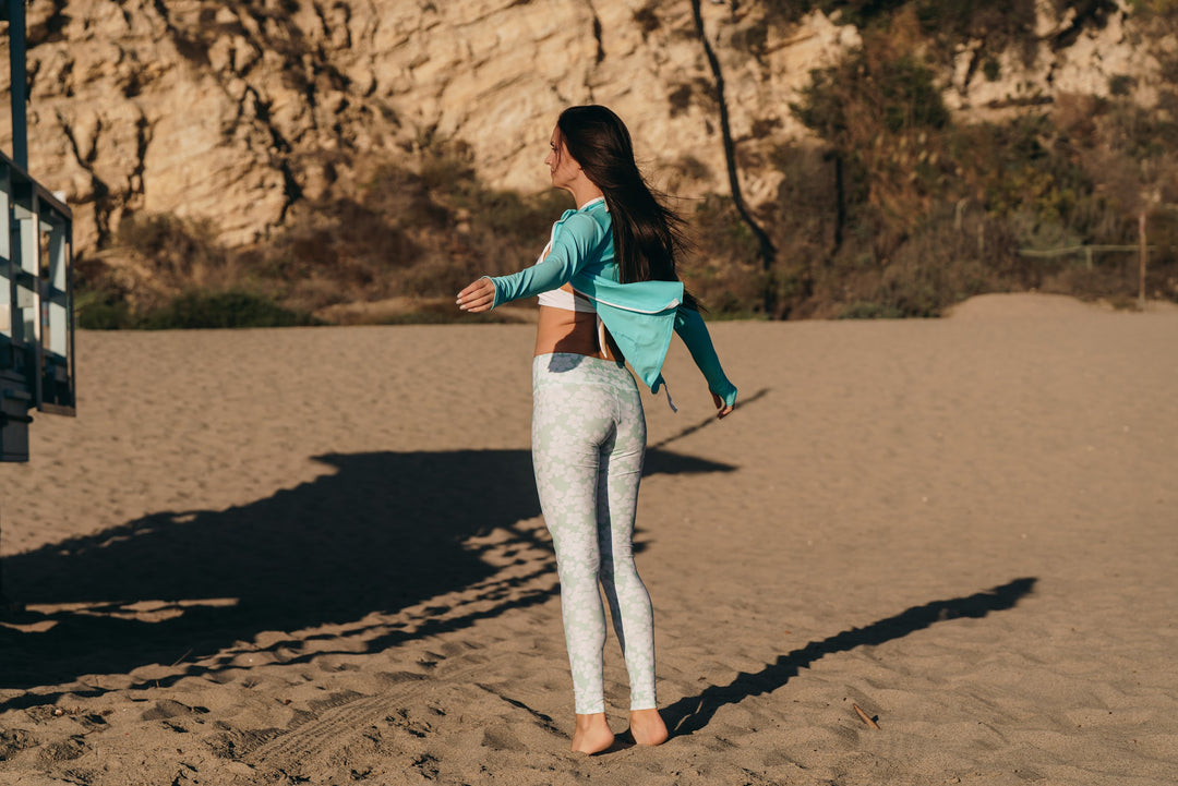 Women's Zip Rash Guard With Back Pocket - Miami