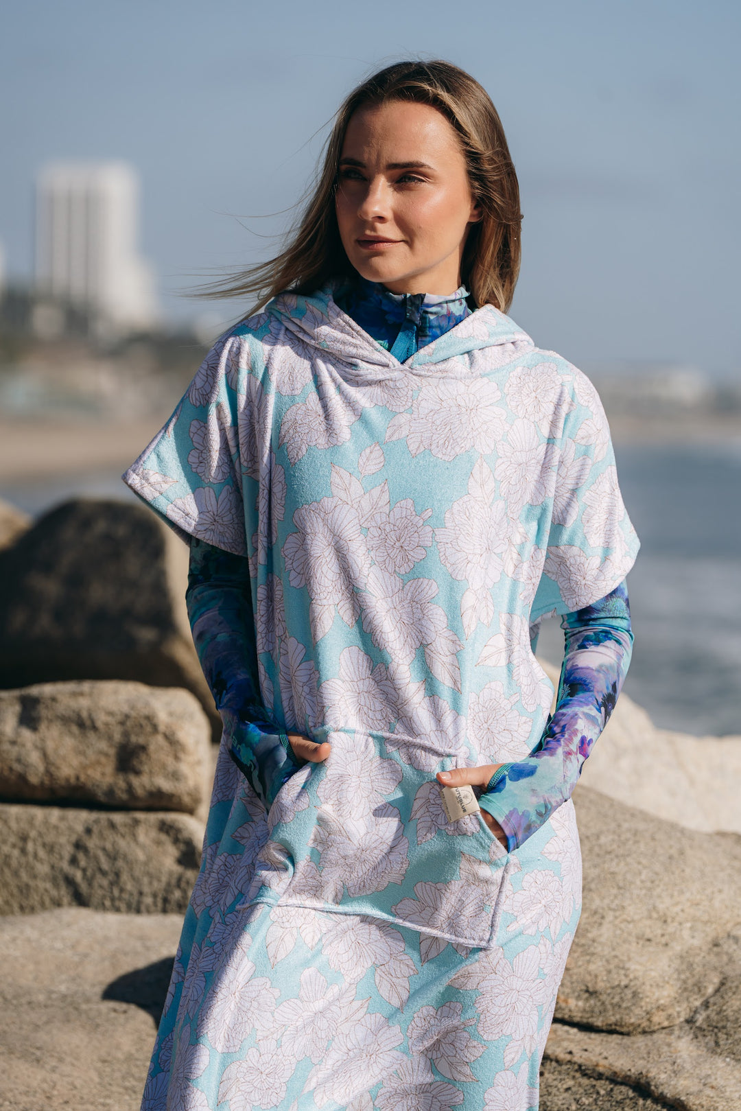 Lagoon Hooded Changing Towel &amp; Cover-Up