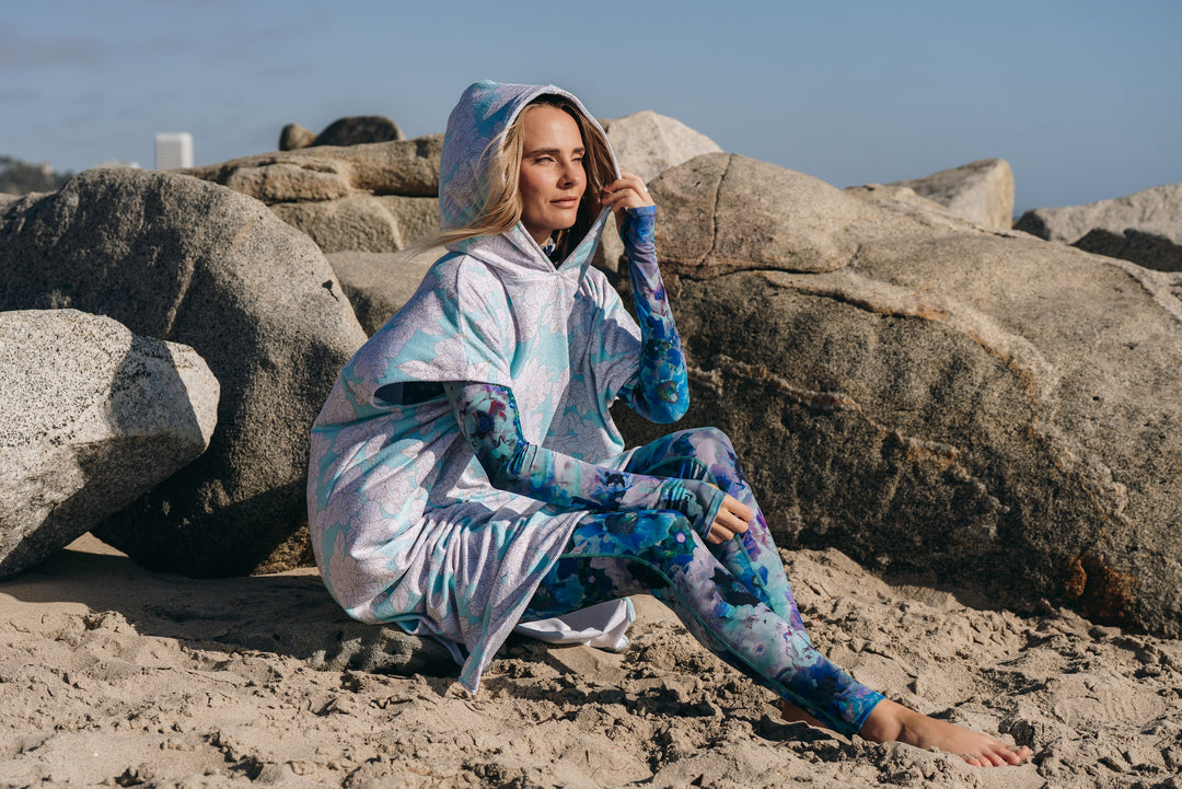 Lagoon Hooded Changing Towel &amp; Cover-Up