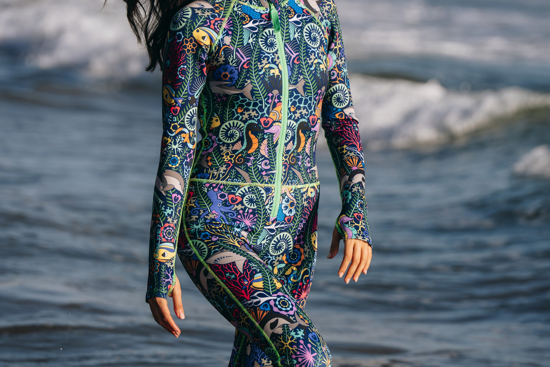 Reefline X Tutublue Front‑Zip Crewneck Scuba Suit