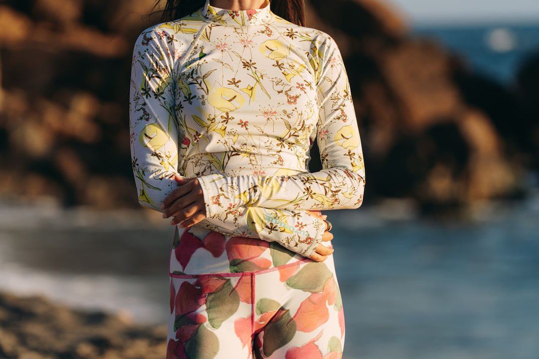 Women's UPF 50+ Sun Protective Swim Leggings - Noel