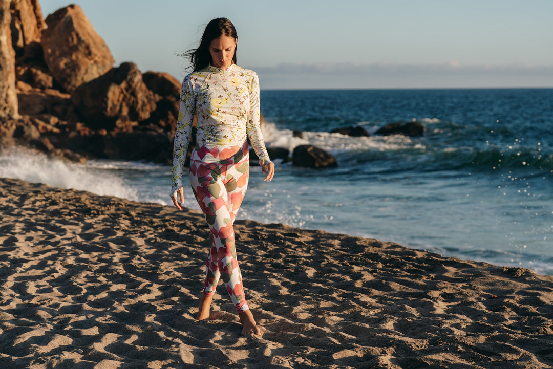 Women's UPF 50+ Sun Protective Swim Leggings - Noel