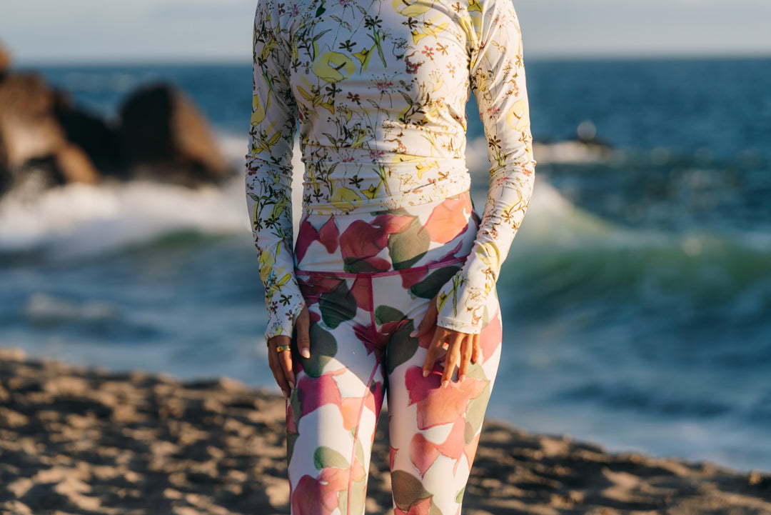 Women's UPF 50+ Sun Protective Swim Leggings - Noel