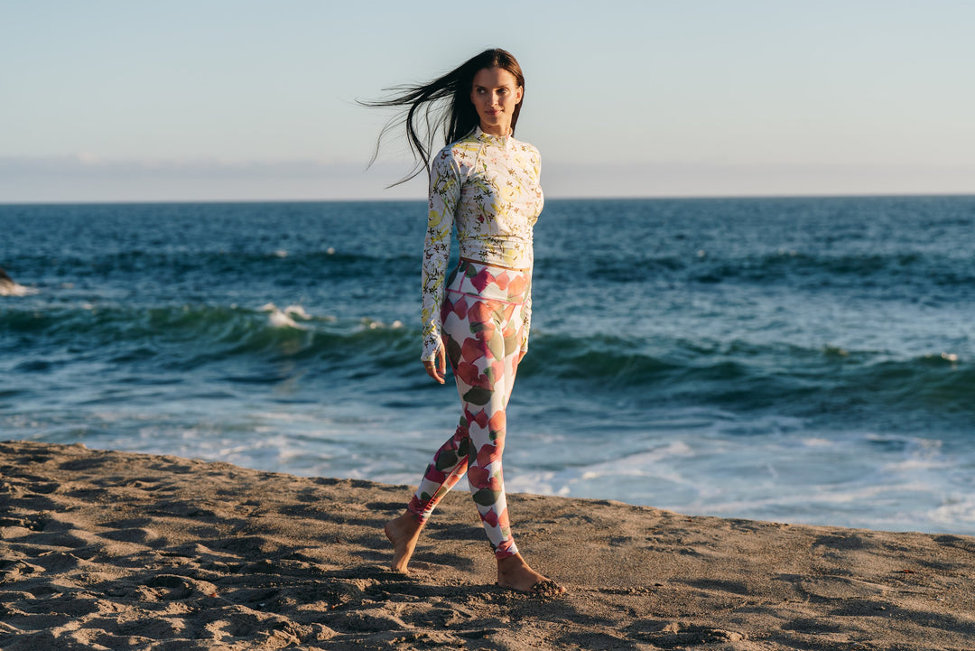 Women's UPF 50+ Sun Protective Swim Leggings - Noel