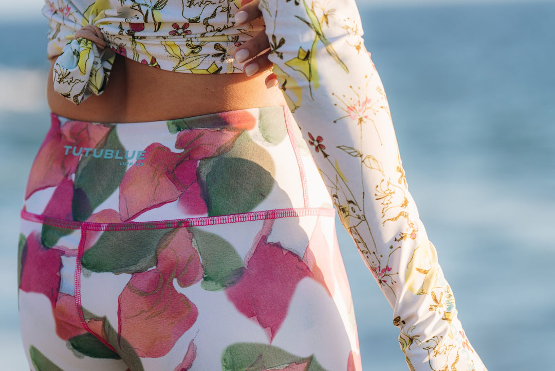 Women's UPF 50+ Sun Protective Swim Leggings - Noel