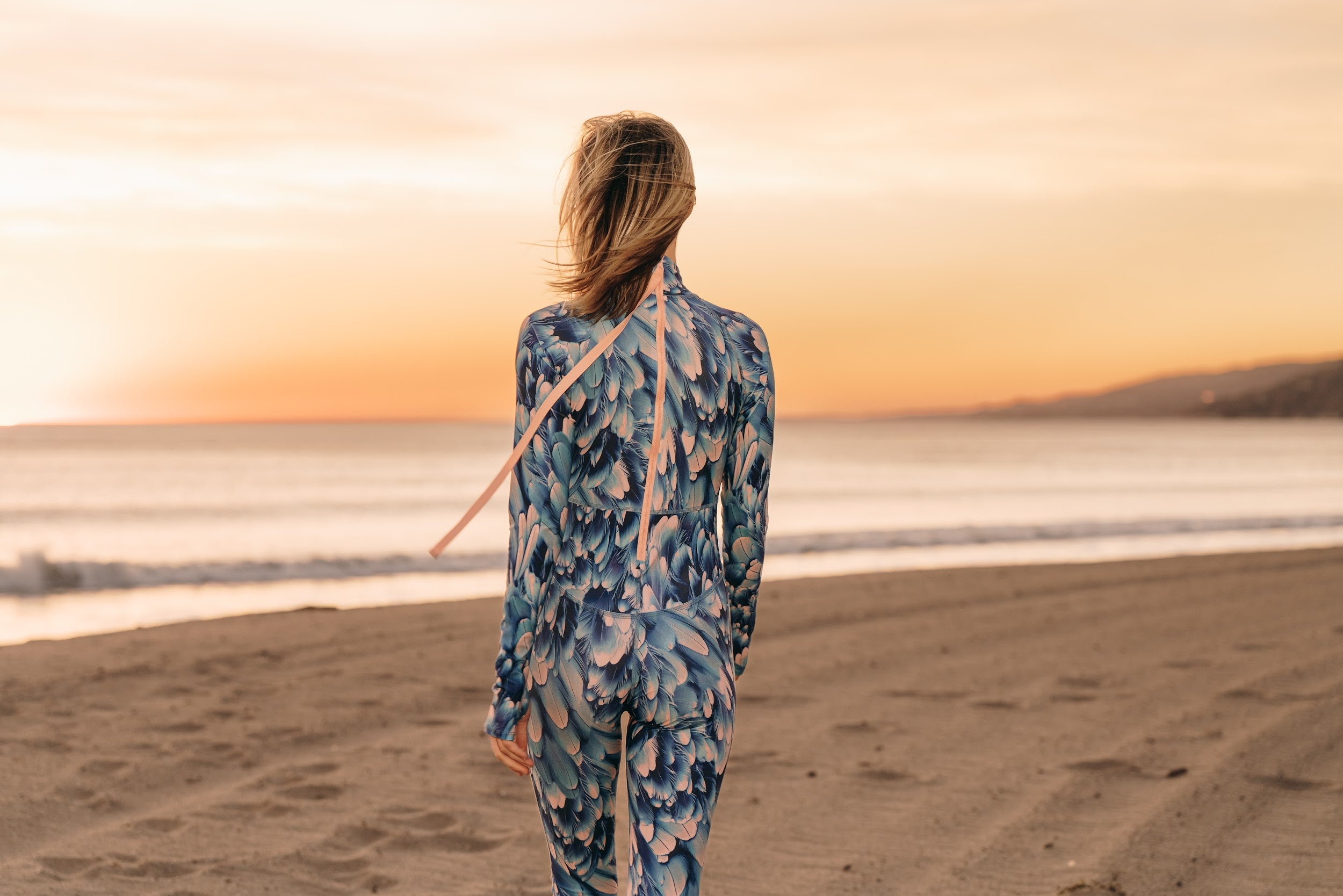 Women's Joy UPF 50 Full-Body Suit - Azure Ploom | TUTUBLUE