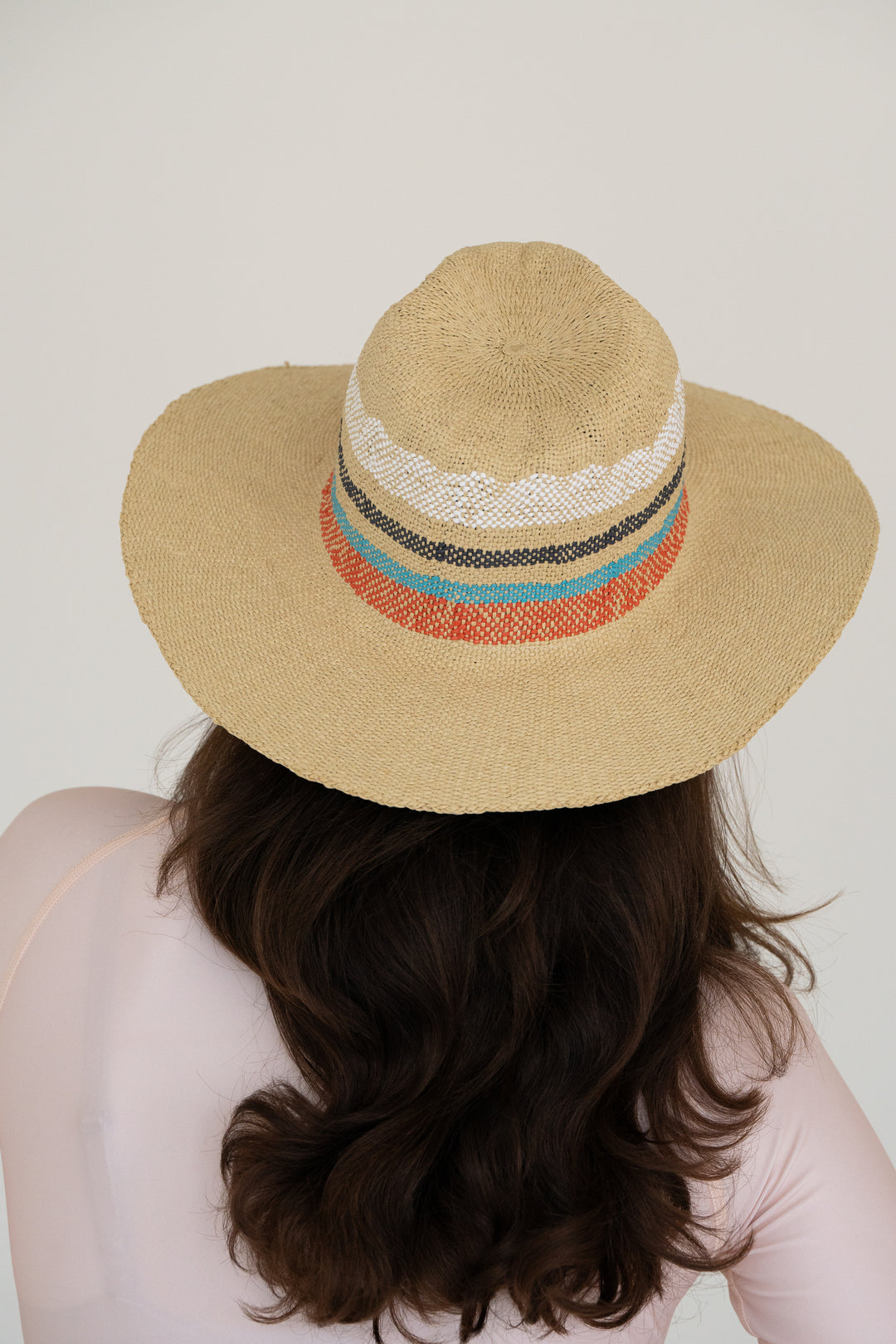 Woven Striped Sun Hat (Saleson Hats Are Final)