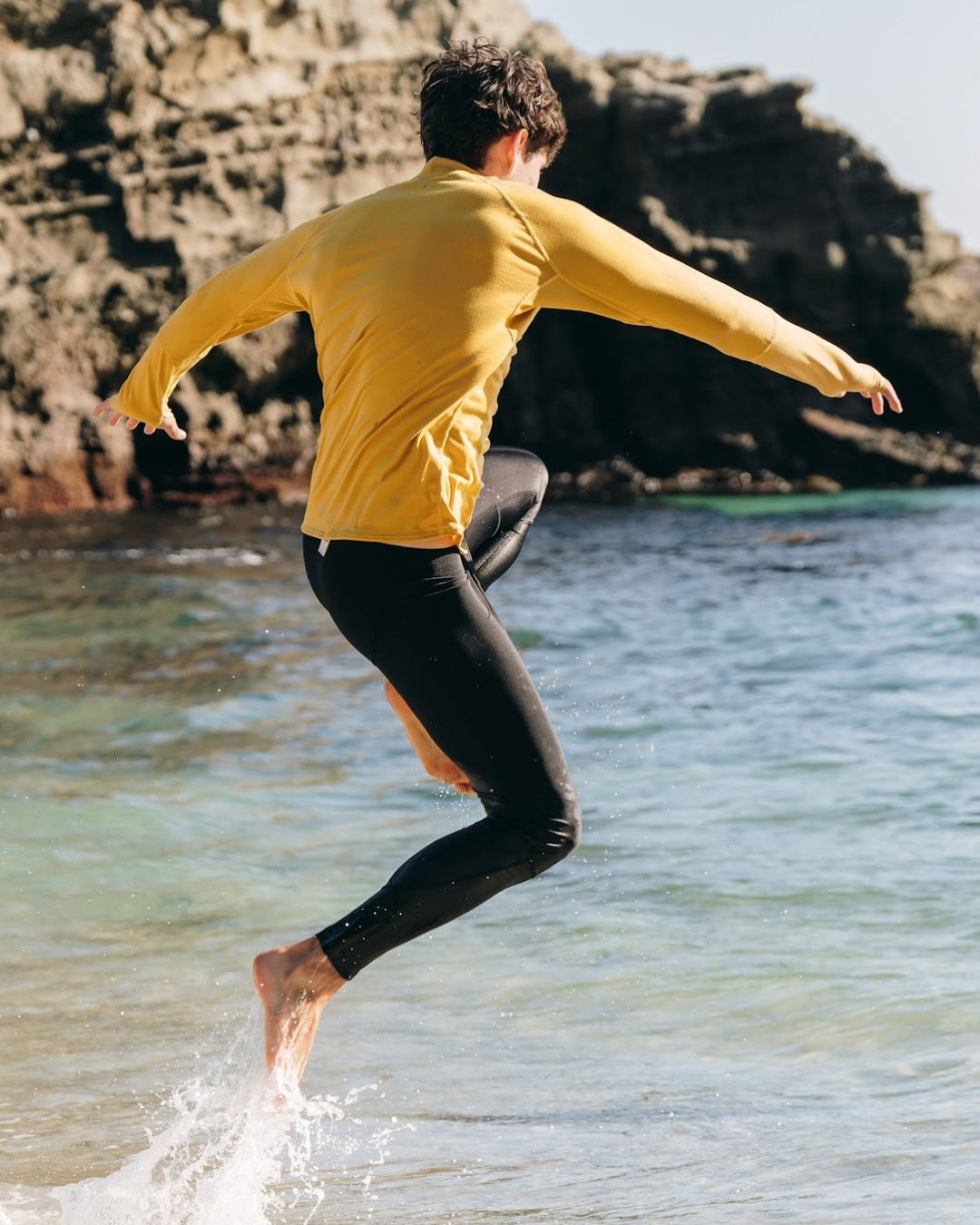 Men's UPF 50+ Sun Protective Leggings - Ink