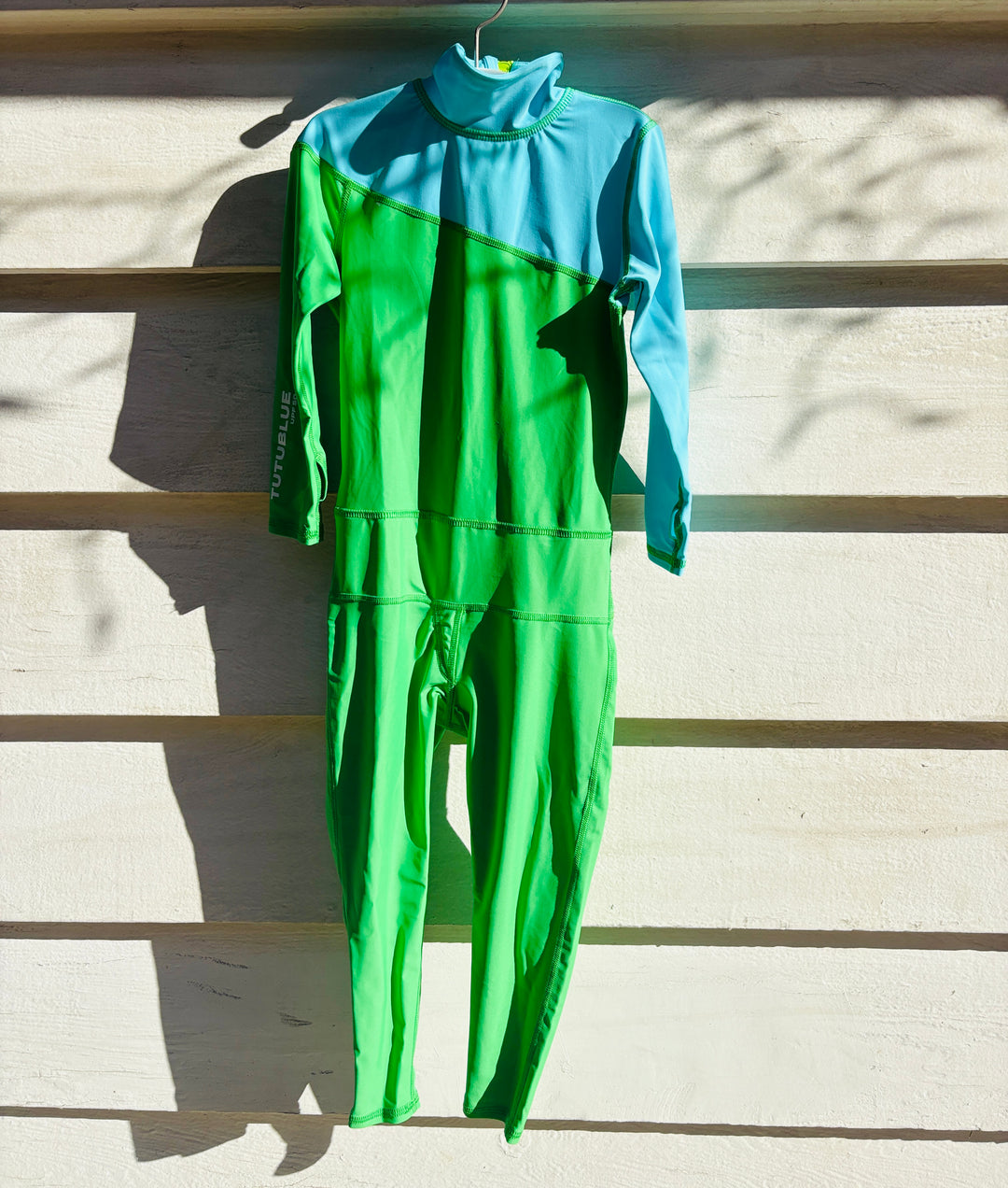 Boy's Full Body Swimsuit - UPF 50+ Sun Protective Swimwear - Kelly Green