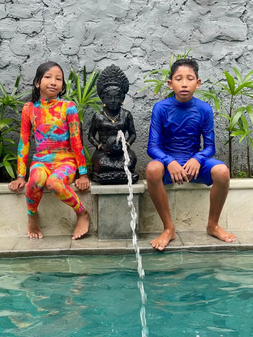 Boy's Short Body Swimsuit - UPF 50+ Sun Protective Swimwear - Royal Blue